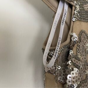 Beautiful sequins dress. Worn once on my wedding day.